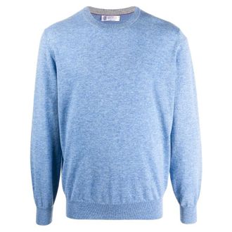 Brunello Cucinelli Light Blue Cashmere Sweater, Brand Size 48 (US Size 38)