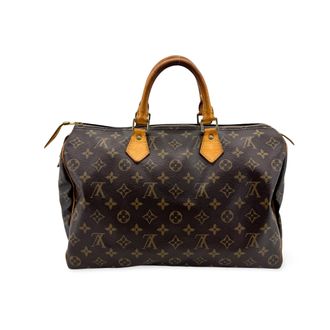 Louis Vuitton Speedy Monogram Canvas Brown Canvas Handbag (Pre-Owned)