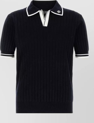 Dolce & Gabbana knit polo shirt