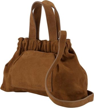 Sams&oslash;e & Sams&oslash;e Womens Shoulder Bag Brown Leather