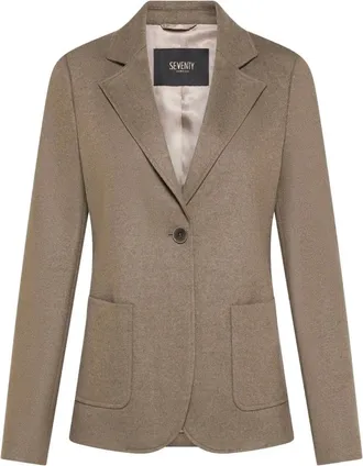Seventy Giacca monopetto in flanella - - Jackets - Donna - Grigio - XS