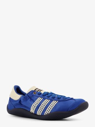 adidas Womens Sneakers Satin With Side Bands, Blue Nylon-Rubber Trainers Nylon/rubber