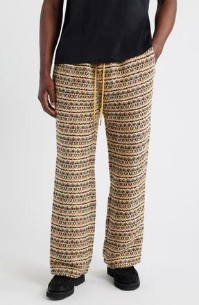 Diet Starts Monday Tweed Drawstring Pants in Tan Multi at Nordstrom, Size 30