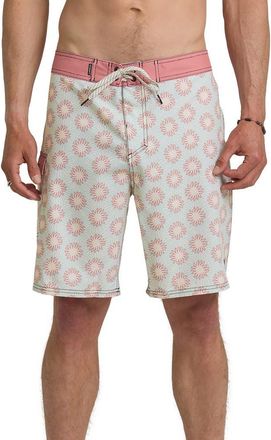 Quiksilver Ocean Mayhem Floral 19 Board Shorts in Bone White at Nordstrom, Size 38