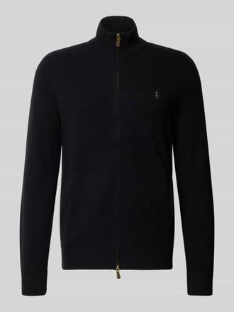 Polo Ralph Lauren Wolljacke mit Stehkragen in Black, Gr&ouml;&szlig;e M