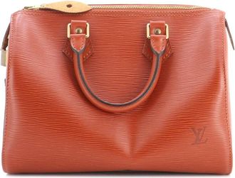 Louis Vuitton Brown Epi Leather Speedy 25 (Authentic Pre-Loved)