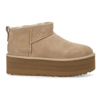 UGG Winter Boots, female, Beige, Size: 10 US W Classic Ultra Mini Platform