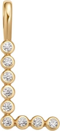 Made by Mary CZ Poppy Charm in Gold Vermeil Initial L at Nordstrom