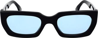 Retro Superfuture Sunglasses Teddy Azure 5 Qc Black/Blue Gradient Unisex