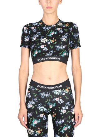 Paco Rabanne Fitted Cropped Top