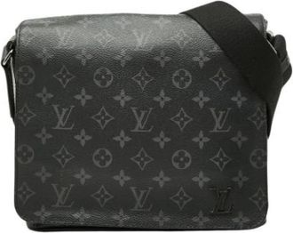 Louis Vuitton Pre-owned Monogram Eclipse Schoudertas - Heren - Vintage Schoudertas - Zwart - ONE Size - Leer - Vintage