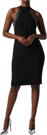 Joseph Ribkoff Sleeveless Mini Dress In Black