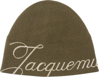 Jacquemus Atelier muts - Dames - Hoeden - Groen - ONE Size - Wol - Accessoires