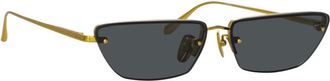 Linda Farrow unisex, Accessoires, Geel, Maat: 60 MM