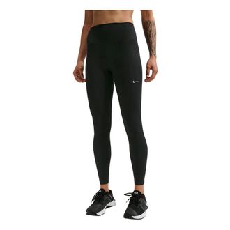 Nike One Seamless Front High-Waisted Leggings - Dames - Sport - Zwart - Maat: S Spandex