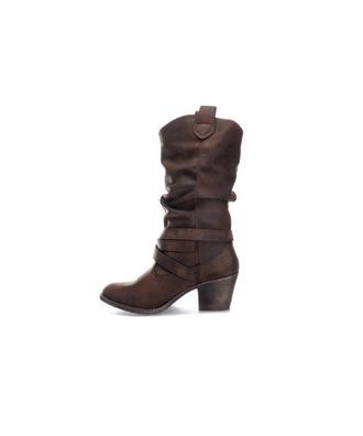 Rocket Dog Womens Sidestep Graham Boots in Chocolate - Size UK 5
