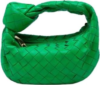 Bottega Veneta Pre-owned Jodie - Dames - Vintage Mini Tas - Groen - ONE Size - Leer - Vintage