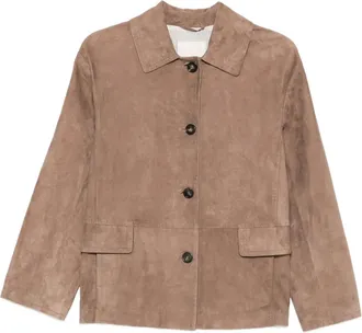 Max Mara Jas met knopen - Bruin