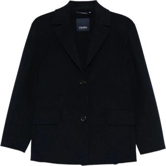 Max Mara Smmelfi Jacket - Dames - Blazers - Blauw - XS - Wol - Jassen