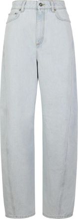 Givenchy Loose-fit Jeans - Dames - Loose Fit Jeans - Blauw - W28 - Katoen - Jeans