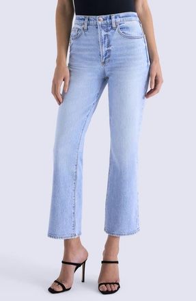Pistola Denim Ally High Waist Crop Bootcut Jeans in Misted Eve at Nordstrom, Size 31Regular