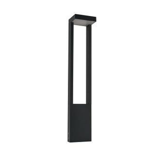 Lindby Lindby - L&aacute;mpara Led Para Exterior lonete En Negro De Aluminio