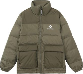 Converse Star Chevron Down Jacket Asia Sizing Olive Green 10023755-A04