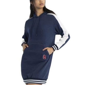 Lusso Womens Lusso Navy St. Louis Cardinals Mara Tri-Blend Hoodie Dress at Nordstrom, Size Large