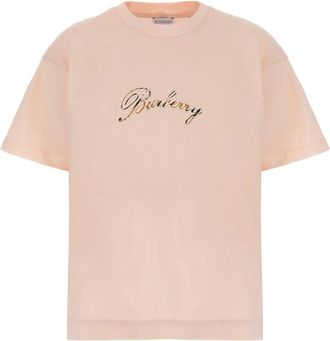 Burberry Mujer, Camisetas, Rosa, Talla: S