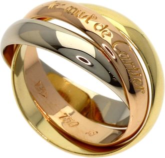 Cartier Trinity Yellow Gold (18K) Pink Gold (18K) White Gold (18K) Band Ring (Pre-Owned)