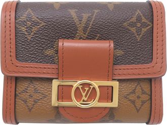 Louis Vuitton Brown Monogram Wallet (Tri-Fold) (Pre-Owned)