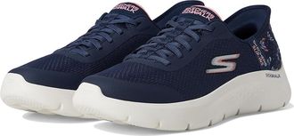 Skechers Go Walk Flex Eva Hands Free Slip-Ins Womens Shoes Navy/Pink : 5.5 B - Medium, Mesh