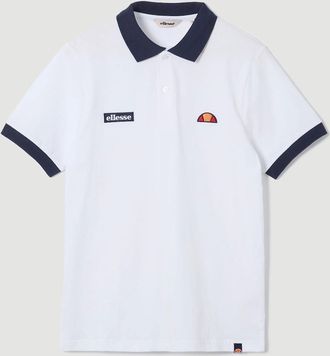 Ellesse Mens Lessepsia Polo - White/Navy - White/Multi - Size: 44