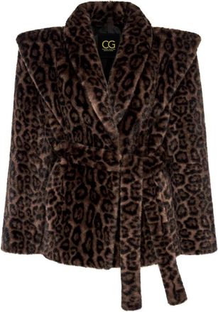 Cesare Gaspari Samarcanda Bontjas - Dames - Jassen - Bruin - S - Leer - Jassen