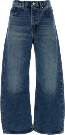 Frame Denim Blue Relaxed High Rise Jeans