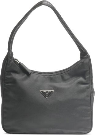 Prada Borsa a spalla in nylon anni 1990 - Nero