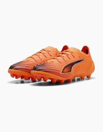 Puma Mens 6 Ultimate AG Firm Ground Football Boots - Orange - Size: 8.5