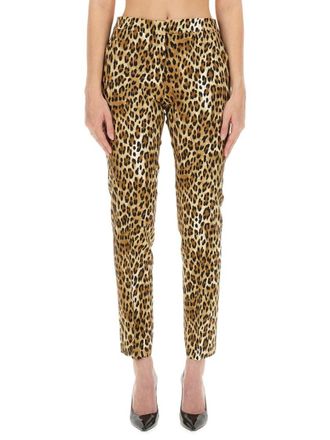 Moschino Pants With Animal Pattern