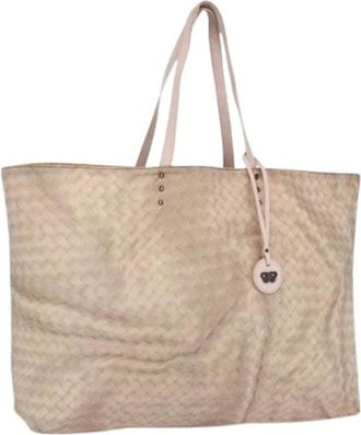 Bottega Veneta Pre-owned Tote Bags, female, Pink, Size: ONE SIZE Pre-owned Vintage Tote Bag