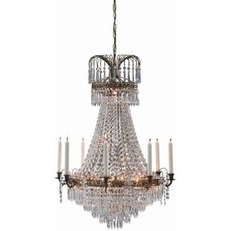 Marksl&ouml;jd Markslojd - Lk100659 - L&aacute;mpara De Techo Tipo Candelabro De Cristal De 9 Luces, Antigua, E14