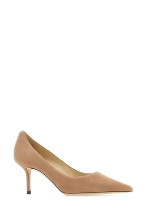 Jimmy Choo London Womens Skin Pink Suede Love 65 Pumps Balletpink Leather Salpa Plastic Metal Scarpe Con Tacco High Heel Shoes