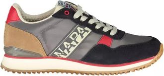 Napapijri Polyester Sneaker - Heren - Sneakers - Grijs - 42 EU - Polyester - Schoenen