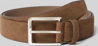 HUGO BOSS G&uuml;rtel aus echtem Rindsleder Modell CALEB in Dunkelbraun, Gr&ouml;&szlig;e 100