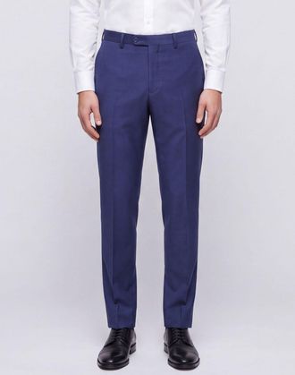 Incotex Pantaloni chino slim fit in pura lana vergine con tasche America