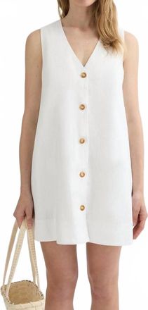 Poss&eacute; Nancy Mini Dress In Ivory