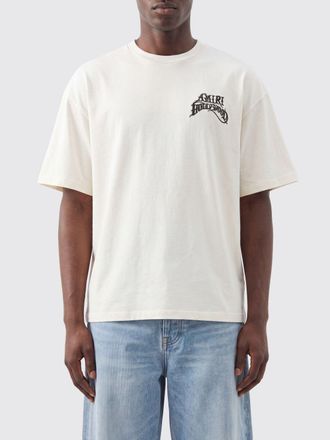 Amiri T-shirt in cotone con logo a contrasto e vestibilit&agrave; relaxed