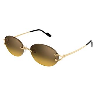 Cartier CT0551S009 Gradient Lens Sunglasses - Gold