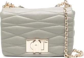 Furla Casual Groene Crossbody Tas - Dames - Schoudertassen - Groen - ONE Size - Leer - Tassen