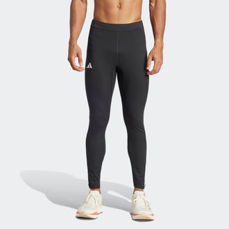 adidas Lauftights ADIDAS PERFORMANCE ADIZERO E L TGT, Herren, Gr. XXL, N-Gr, schwarz, Obermaterial: 85% Polyester, 15% Elasthan, Hosen Lauftights