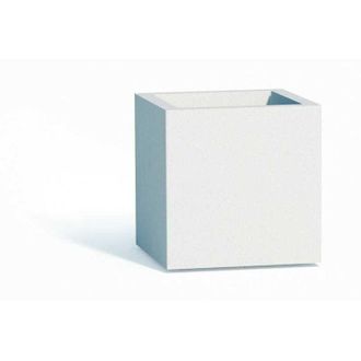 Monacis Vaso Cube Bright Led Multicolor Con Bater&iacute;a Y Solar En Pol&iacute;mero Monacis - 40x40x40 Cm